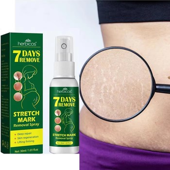 Postpartum stretch mark repair spray