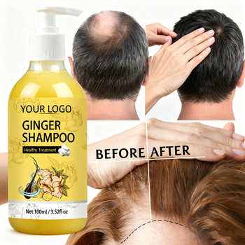 Ginger extract anti hair loss shampoo