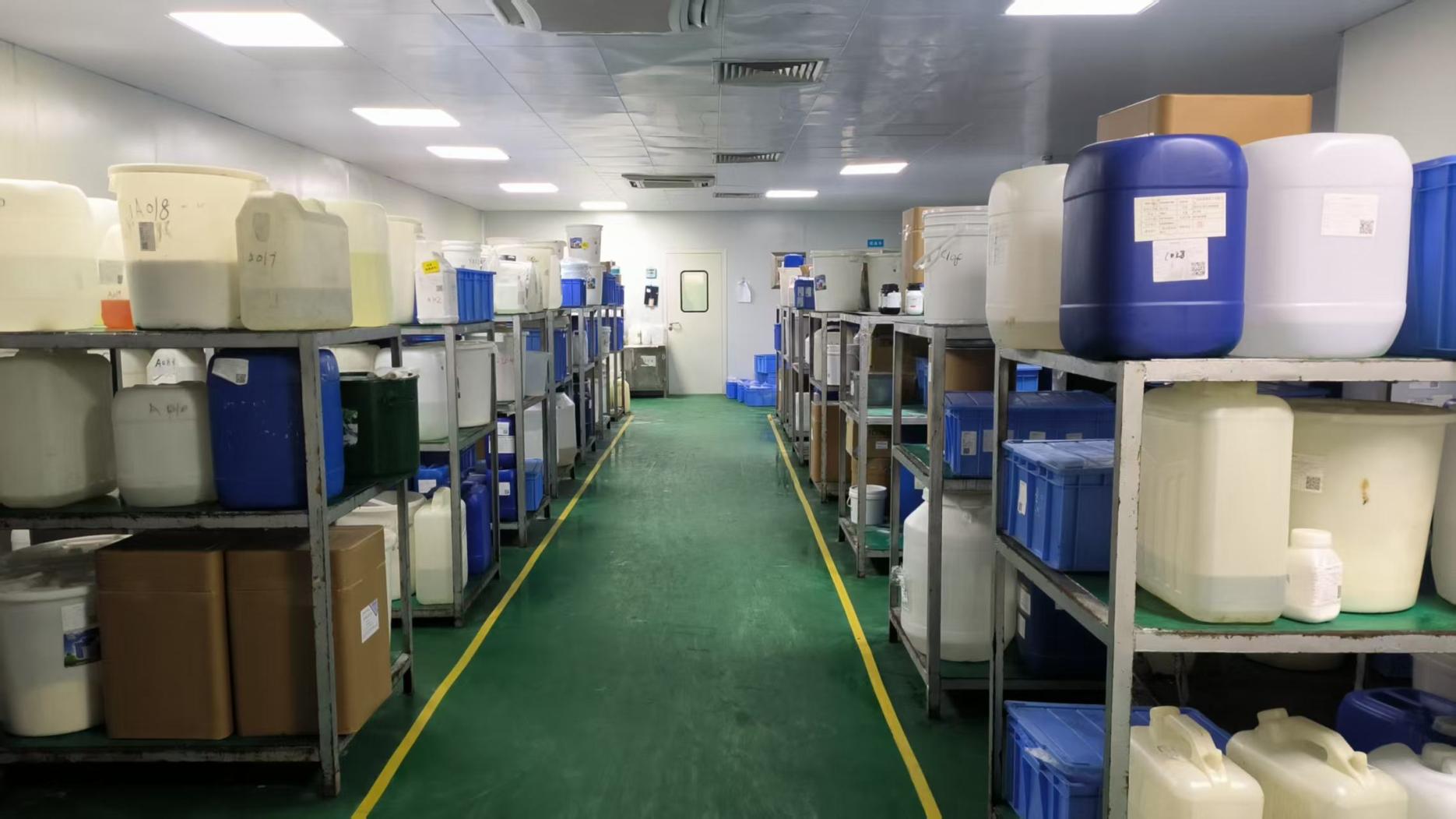 Raw material storage and inspection base